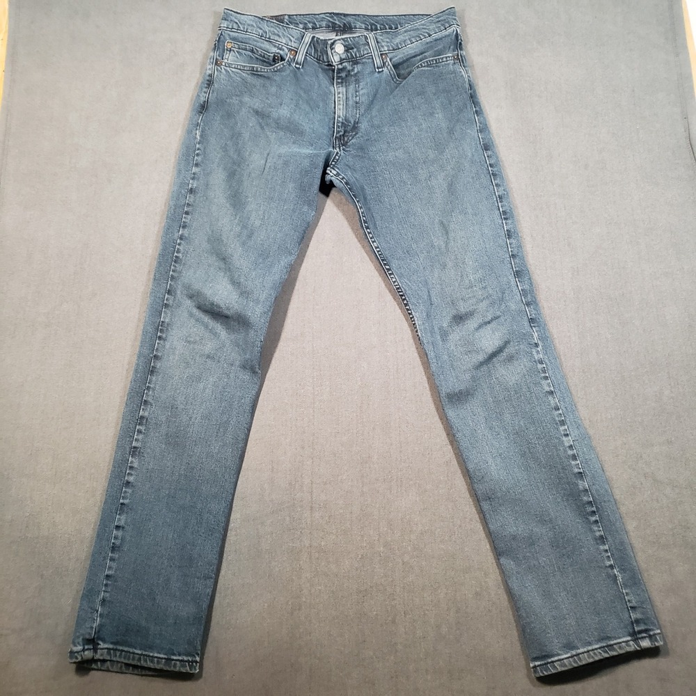 Levi's 511 Slim Fit Jeans Mens 34x34 Blue Denim Stretch 04511-5435